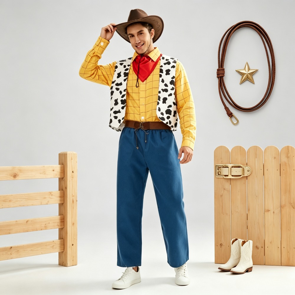 Vintage Fashion Outfits Men - Conjunto vaquero occidental vintage a juego,