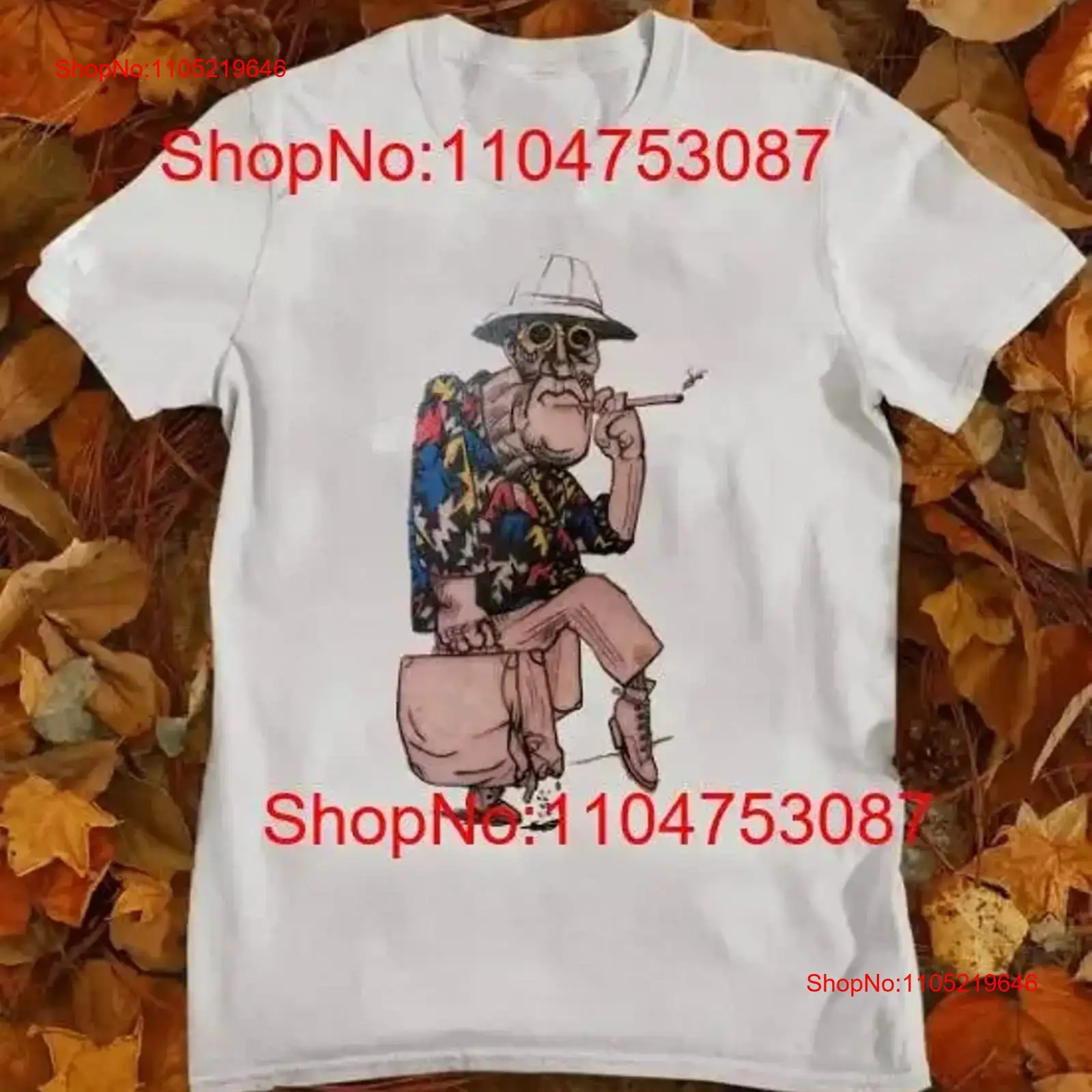 Vintage Vegas Fashion - Camiseta blanca Fear Loathing in Las
