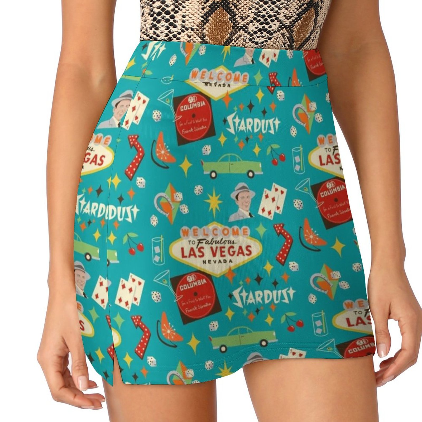 Vintage Vegas Fashion - Falda Vintage de moda coreana de
