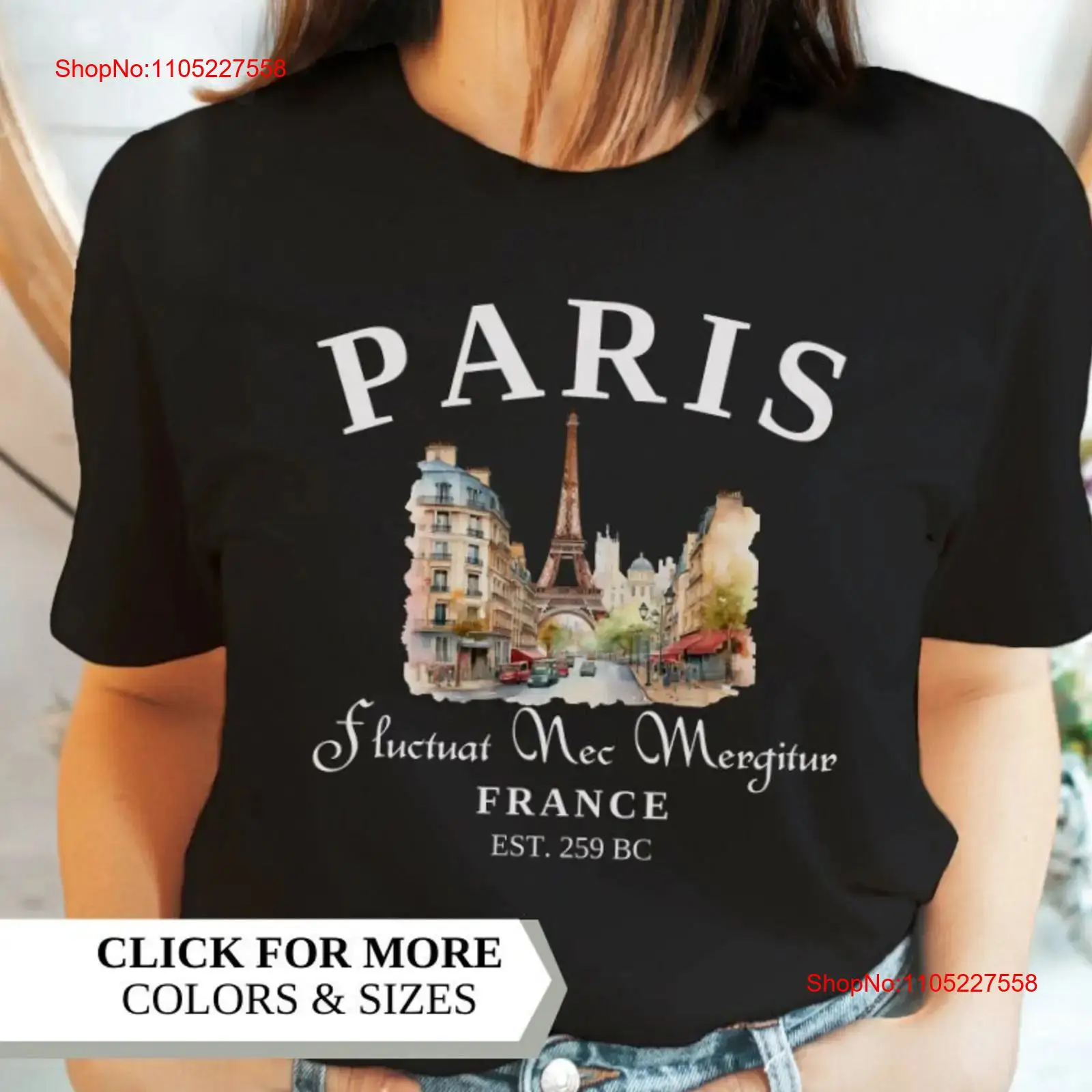 Vintage Fashion Paris - Camiseta de París, Francia, estilo vintage,