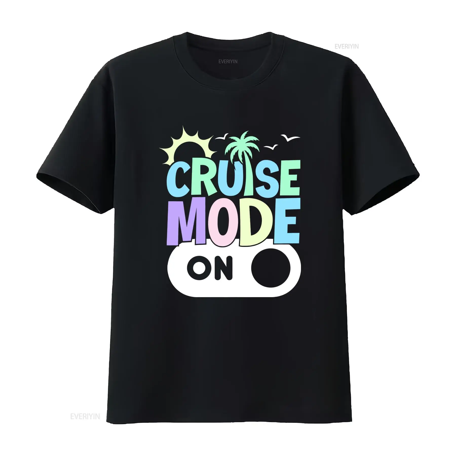 Vintage Fashion Outfits Men - Camiseta con estampado tropical Cruise Mode