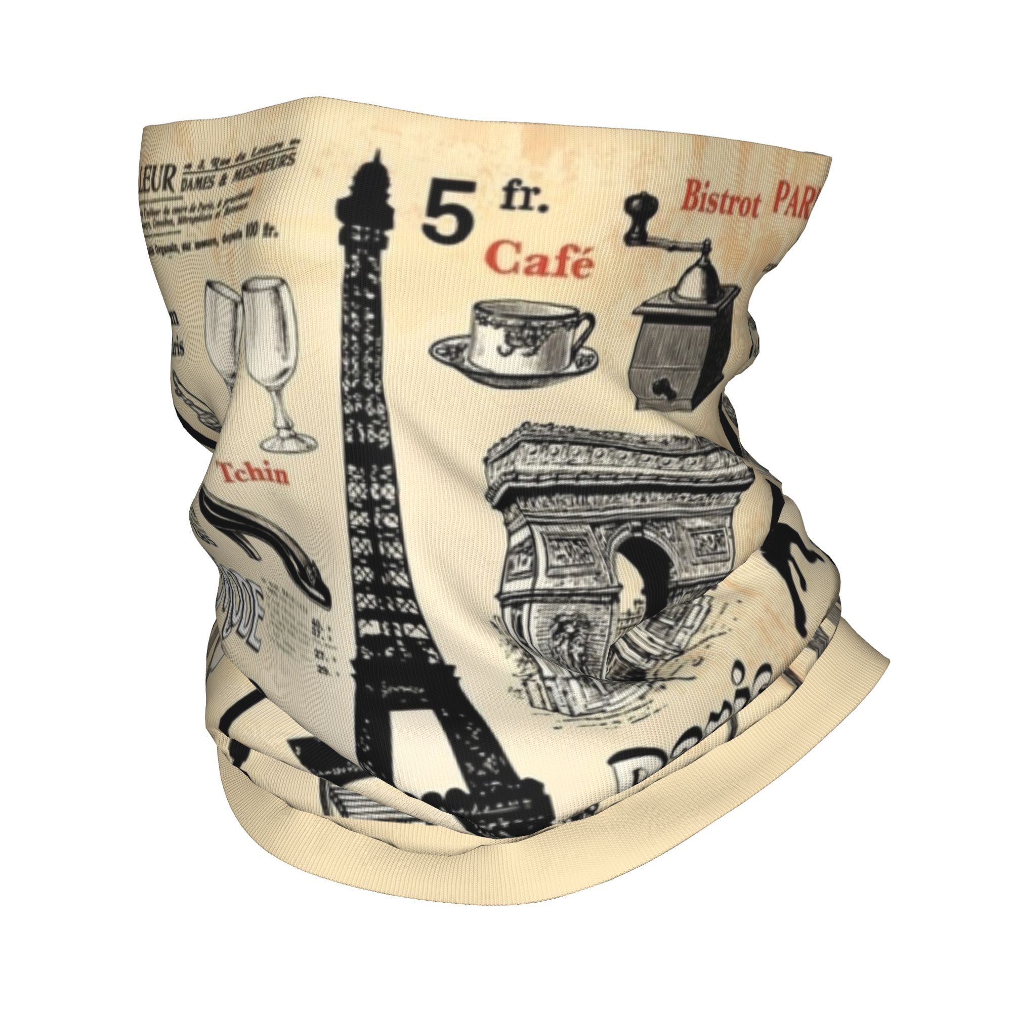 Vintage Fashion Paris - Pañuelo Personalizado Vintage con la Torre