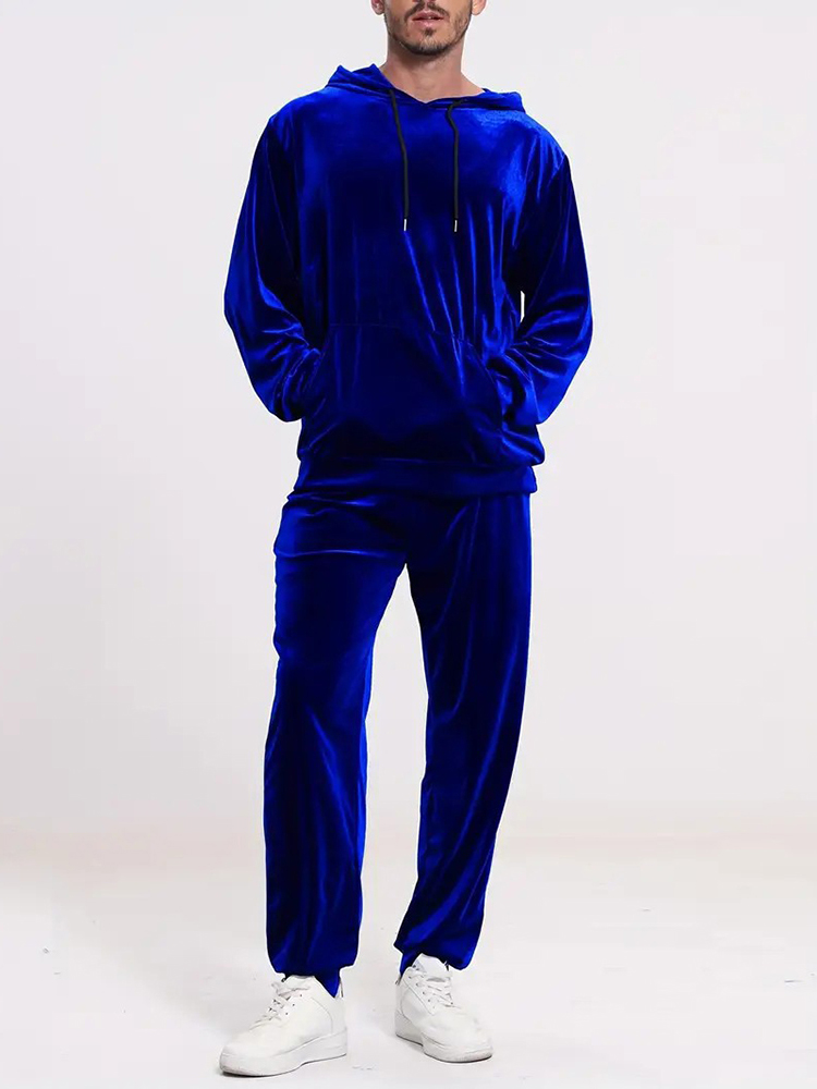 Vintage Fashion Outfits Men - Conjuntos de Dos Piezas de Terciopelo