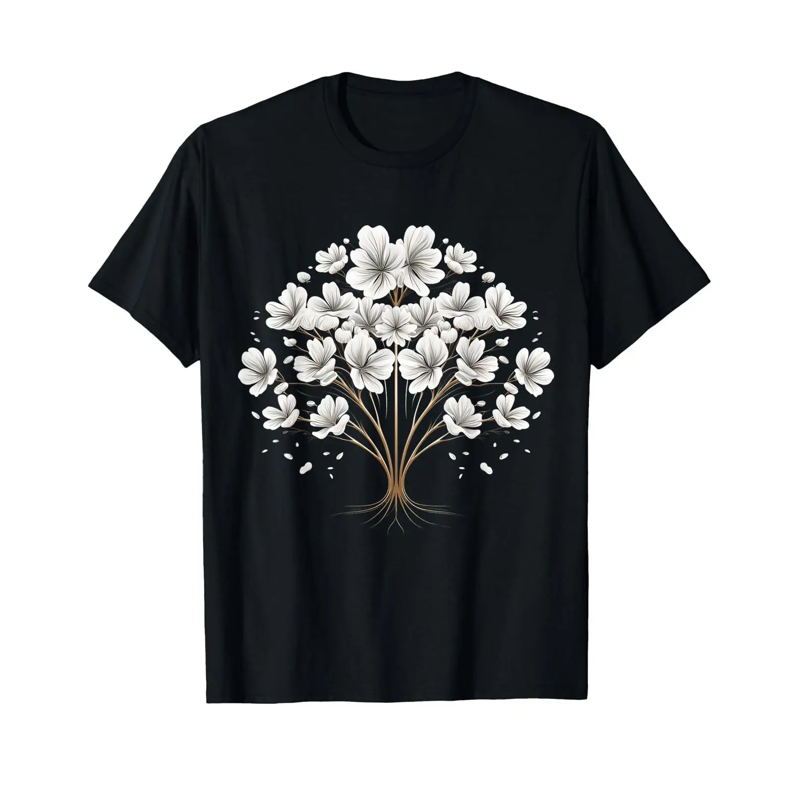 Vintage Fashion Ads - Camiseta con Motivo Artístico de Árbol