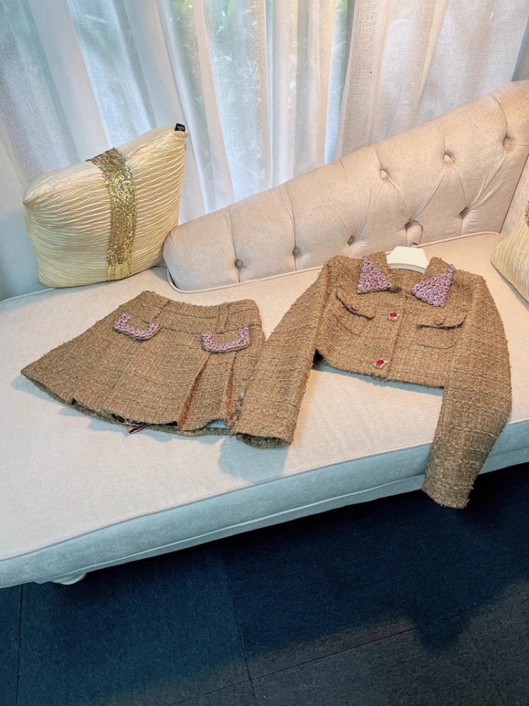 Vintage Fashion Jacket - Conjunto de dos piezas para mujer,