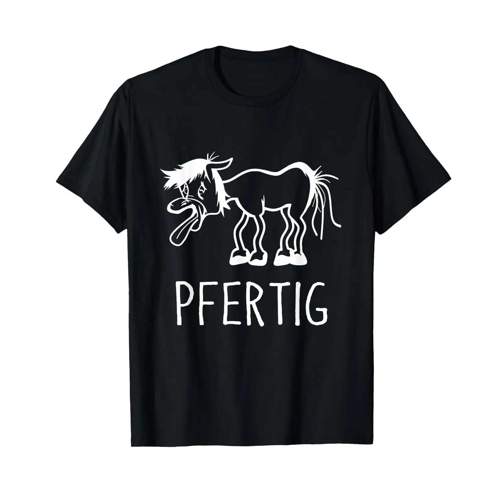 Vintage Fashion Ads - Camiseta con estampado de caballo de