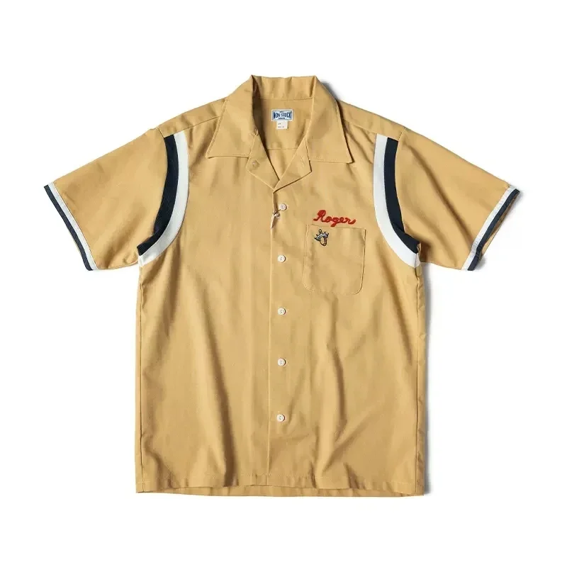 Camisa de bolos retro sin stoc - Bowling Shirt Camp reseña y precio