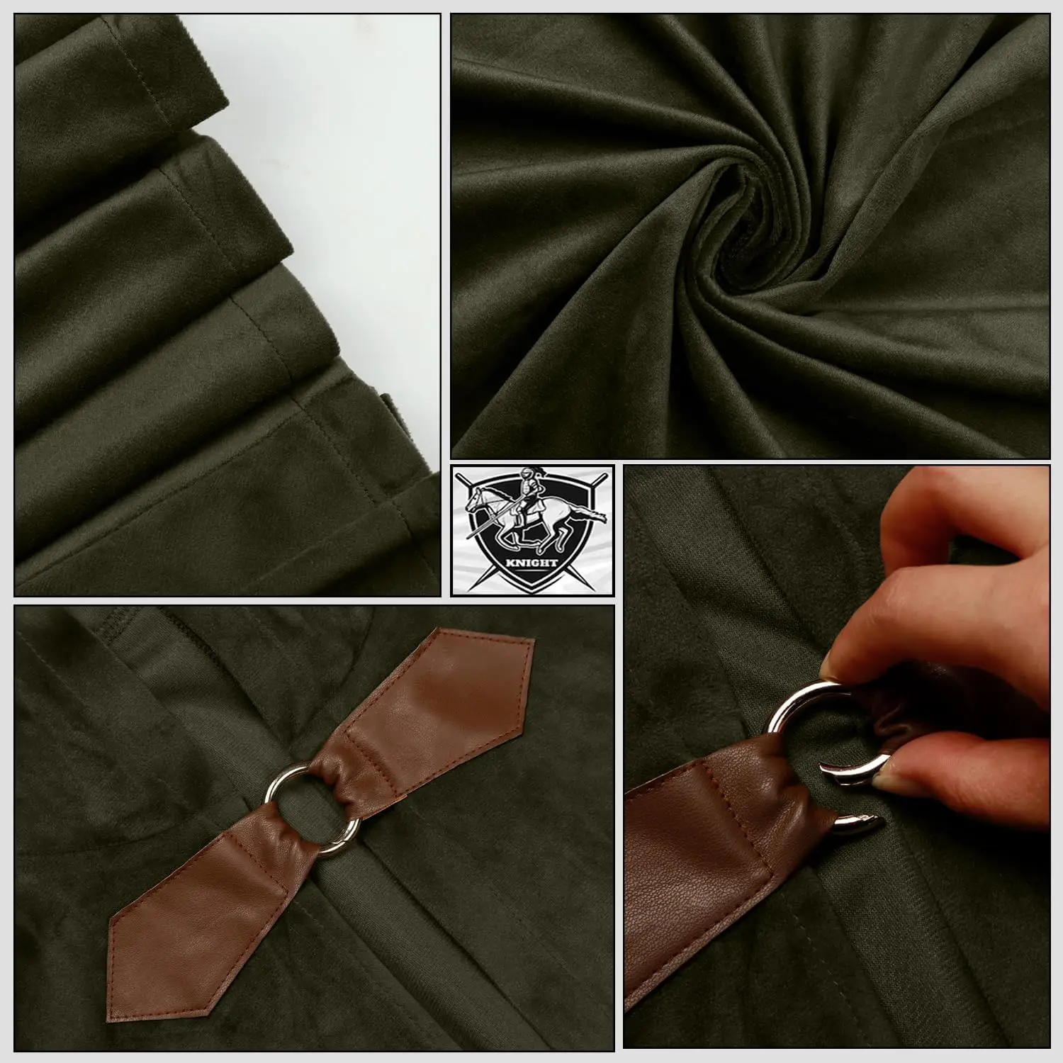 L'VOW Capa medieval de terciop - Vintage Fashion Jacket reseña y precio