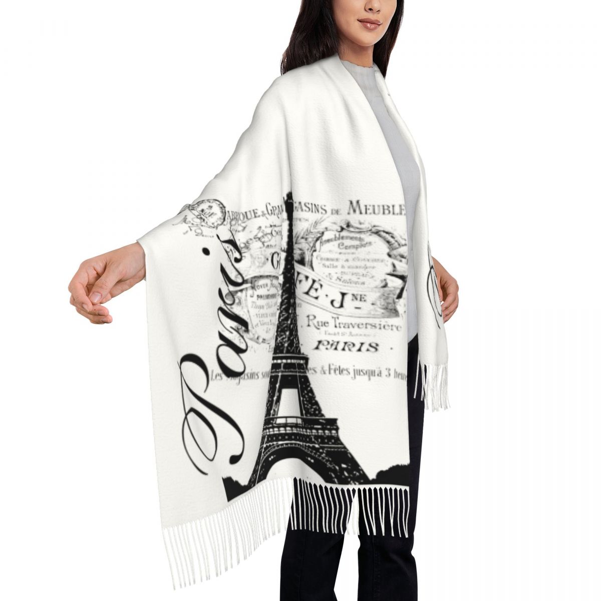 Bufanda de la Torre Eiffel Vin - Vintage Fashion Paris reseña y precio