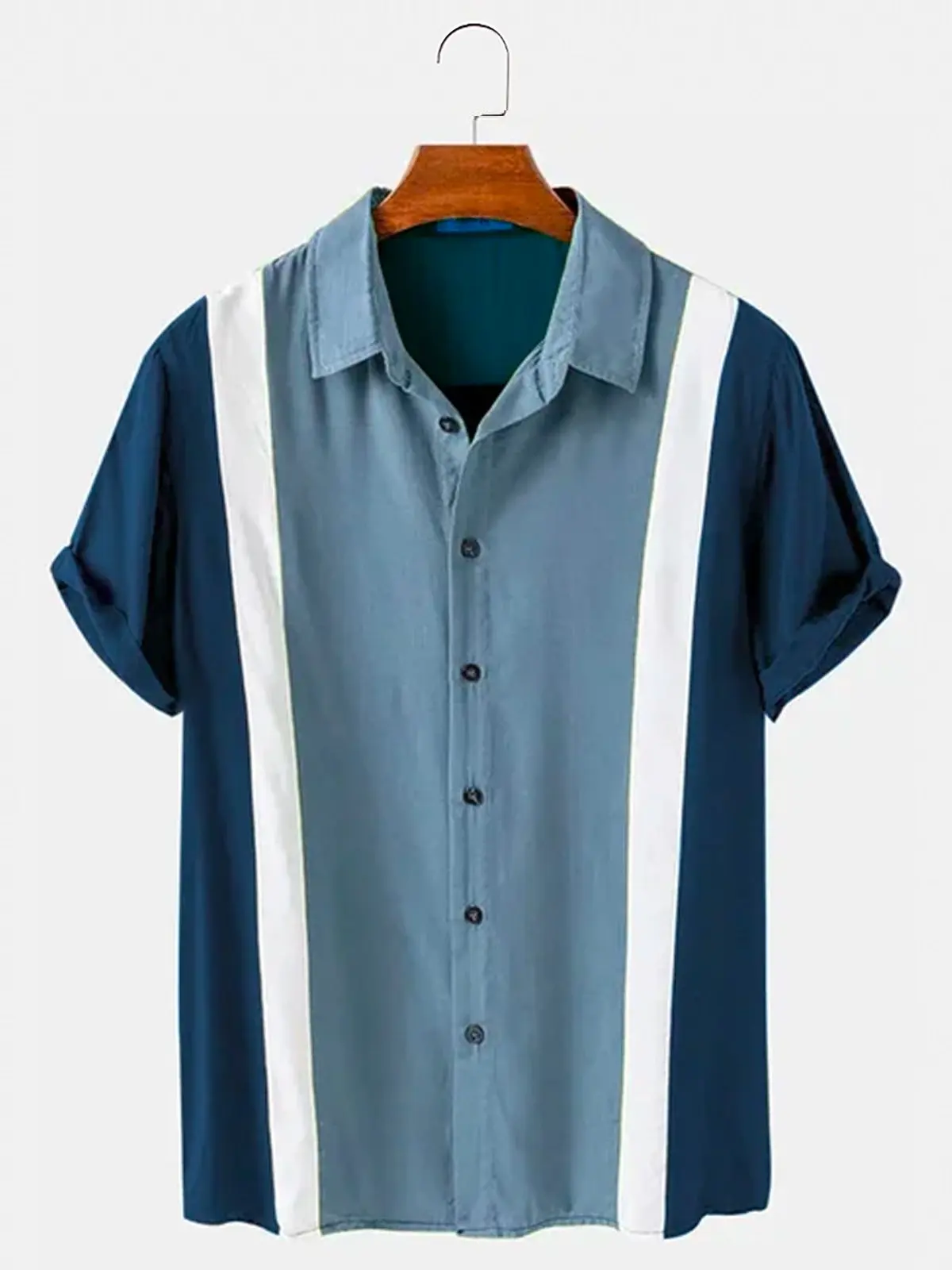 Camisa clásica dos tonos Charl - Bowling Shirt Camp reseña y precio