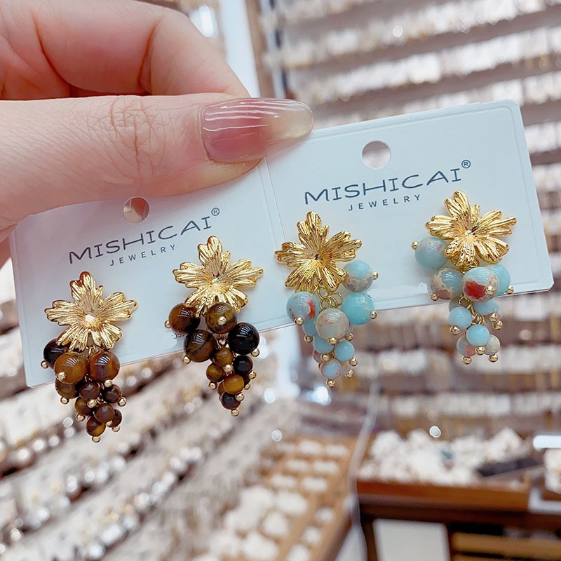 Pendientes de racimo de uva tu - Vintage Fashion Influencers reseña y precio