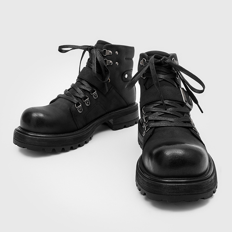 Botas de cuero de marca para h - Vintage Fashion Luxury reseña y precio