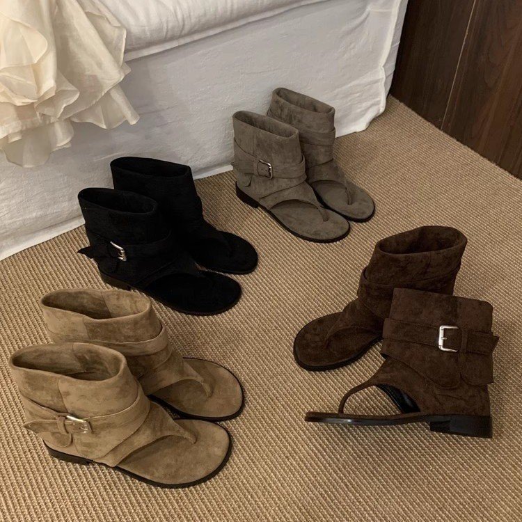 Botas con punta abierta para m - Vintage Fashion Luxury reseña y precio