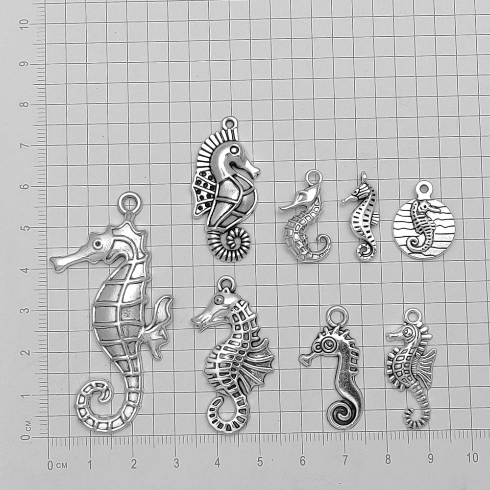 Colgante de caballito de mar C - Vintage Fashion Resale reseña y precio