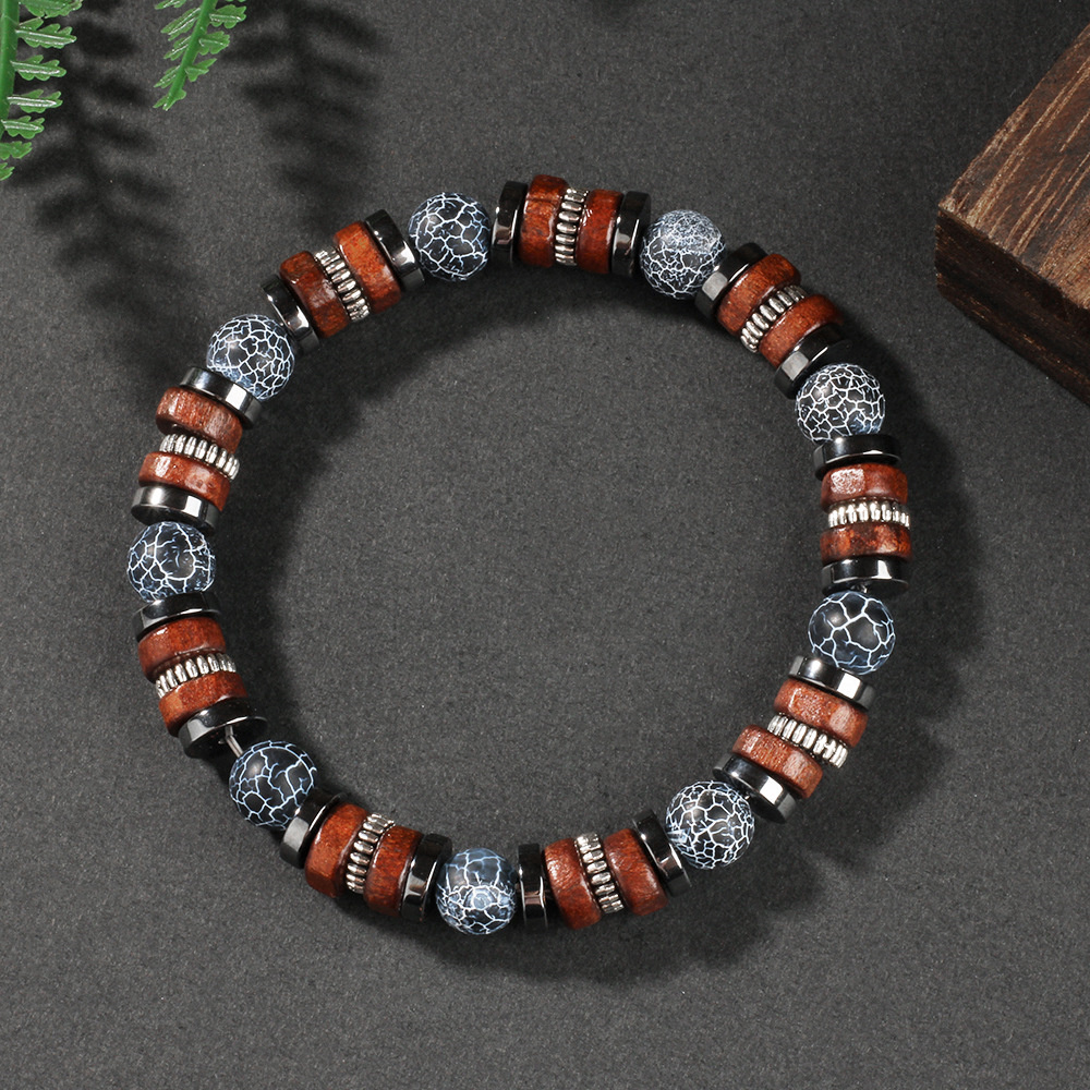 Pulsera de ágata natural para  - Vintage Fashion Outfits Men reseña y precio