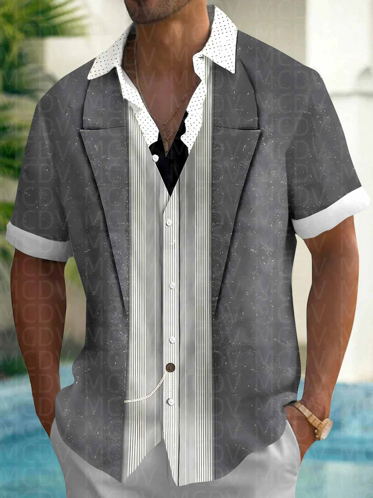 Camisa Hawaiana para Hombre co - Bowling Shirt Camp reseña y precio