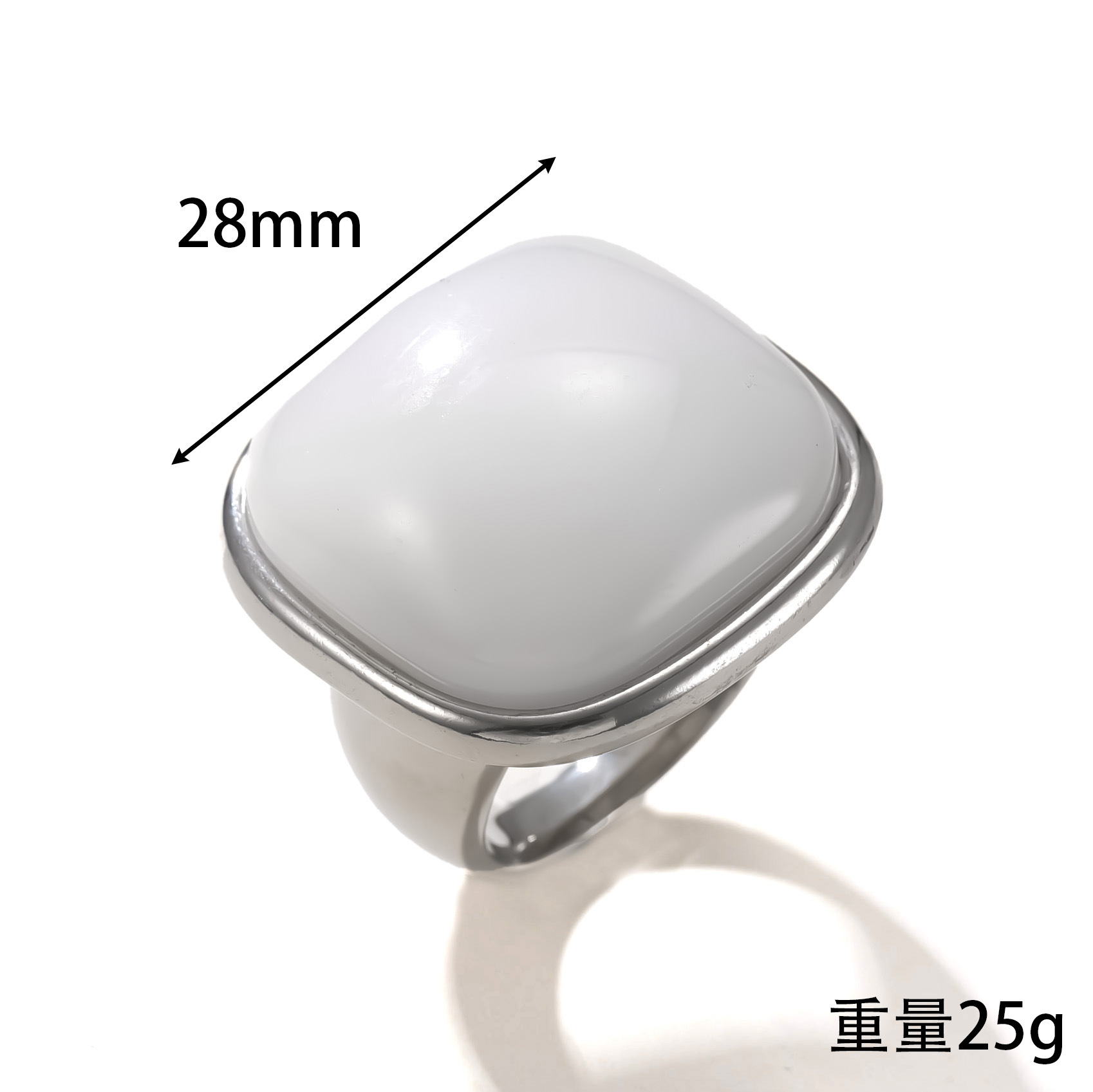 Anillo moldeado de piedra Natu - Vintage Fashion Outfits Men reseña y precio
