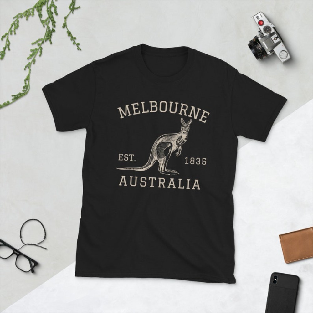 Melbourne Australia camiseta c - Vintage Fashion Melbourne reseña y precio