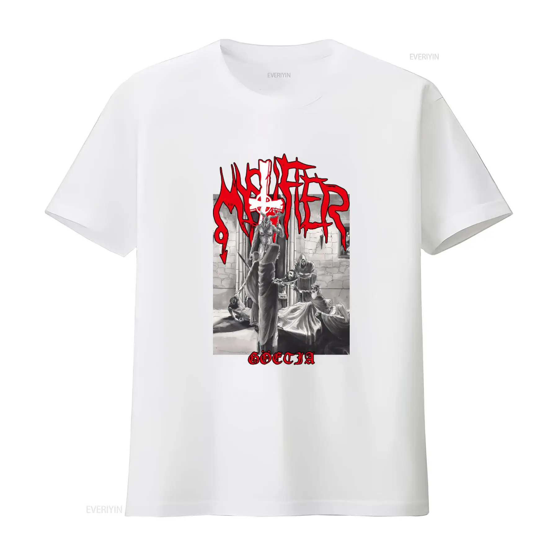 Camiseta de metal negra Mystif - Vintage Fashion Influencers reseña y precio